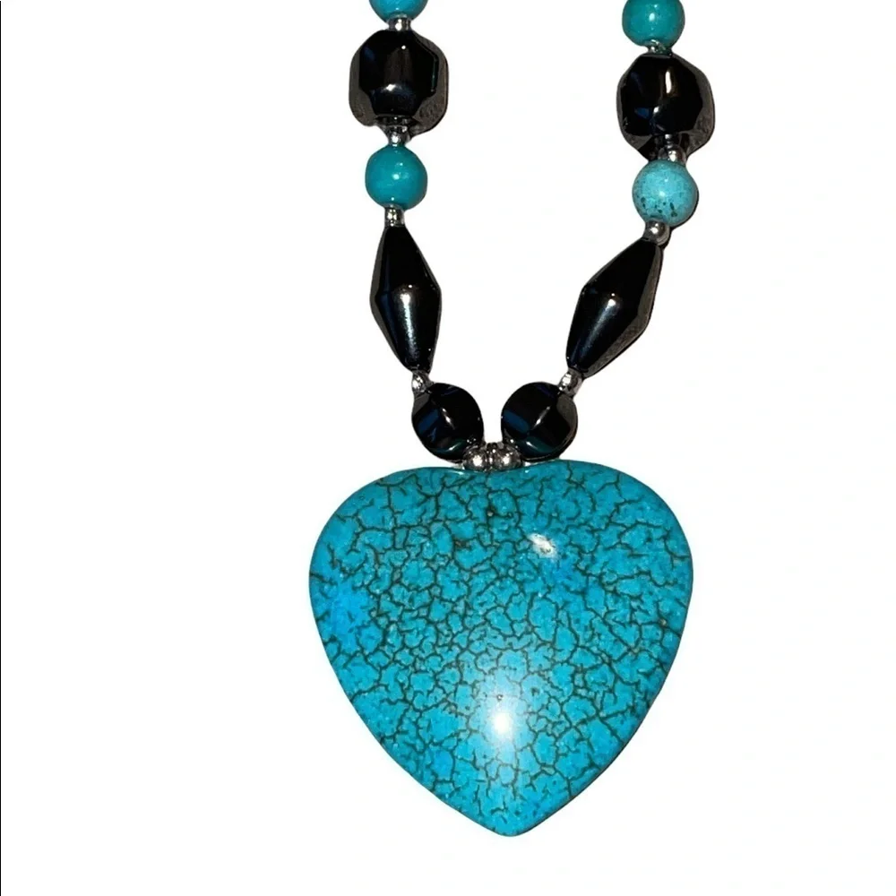 Turquoise Woman Necklace Vintage